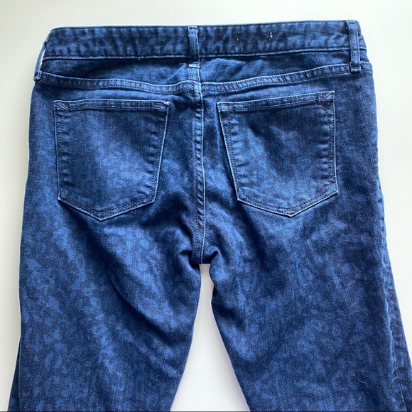 GAP Dark Wash Leopard Print Always Skinny Jeans - Picture 9 of 14